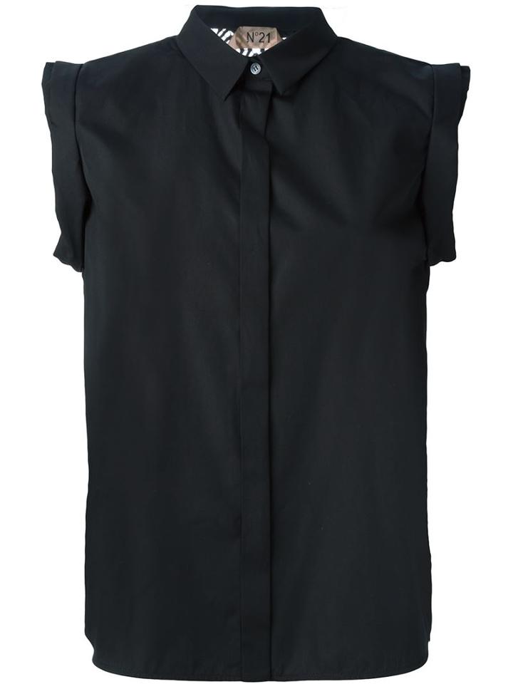 No21 Embroidered Lace Back Shirt