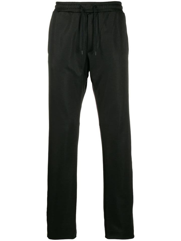 Fendi Logo-stripe Tracksuit Trousers - Black