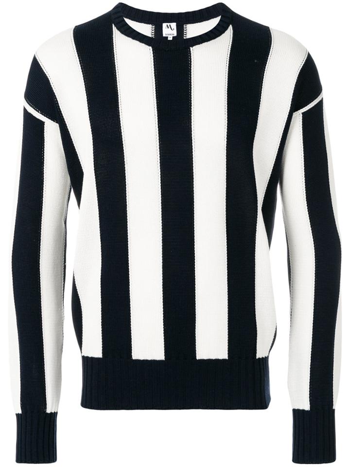 Doppiaa Striped Sweater - Blue