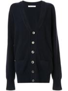Extreme Cashmere Classic Oversized V-neck Cardigan - Black