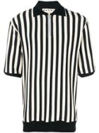 Marni Striped Polo Shirt - Black