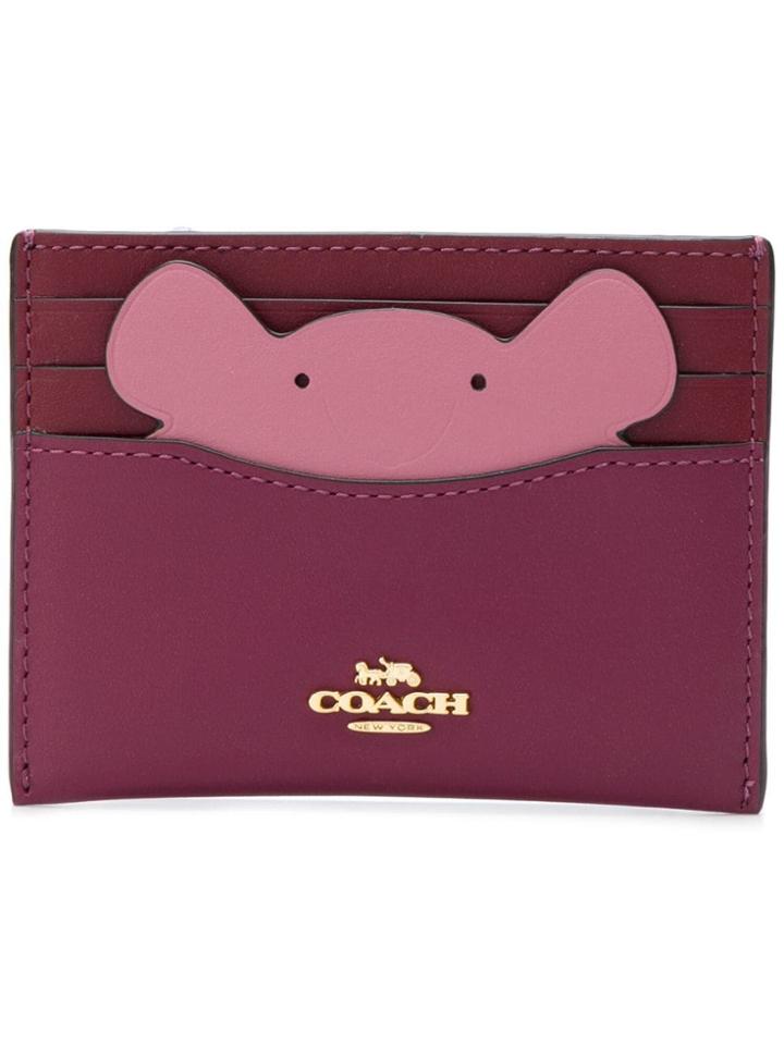 Coach Mouse Small Cardholder - Pink