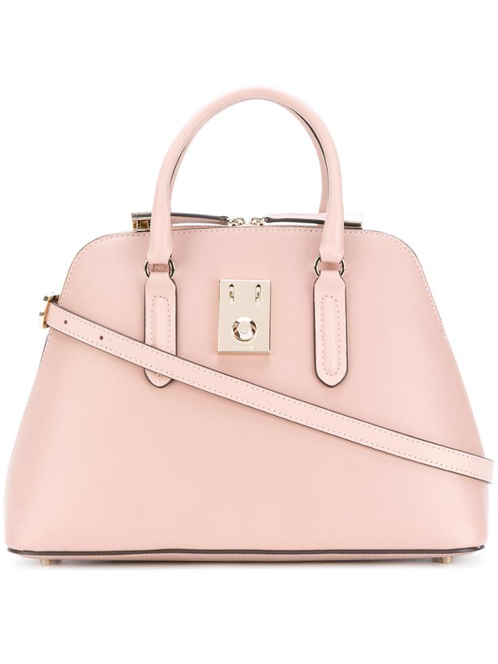 Furla Double Handles Tote - Pink & Purple