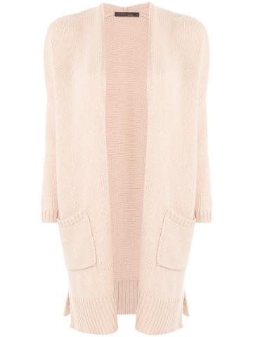 Incentive! Cashmere Open Front Cardigan - Nude & Neutrals
