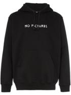 Nasaseasons No Pictures Cotton Blend Hoodie - Black