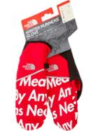 Supreme Tnf Winter Runners Gloves - Red