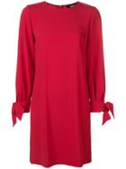 Paule Ka Tie Cuff Dress - Red