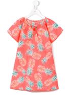 Sunuva Pineapple Print Kaftan Dress, Toddler Girl's, Size: 4 Yrs, Pink/purple