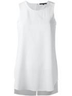 Tibi Back Slit Tank Top