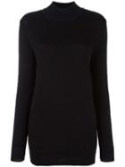 Stephan Schneider High Neck Jumper, Women's, Size: 3, Black, Wool/alpaca