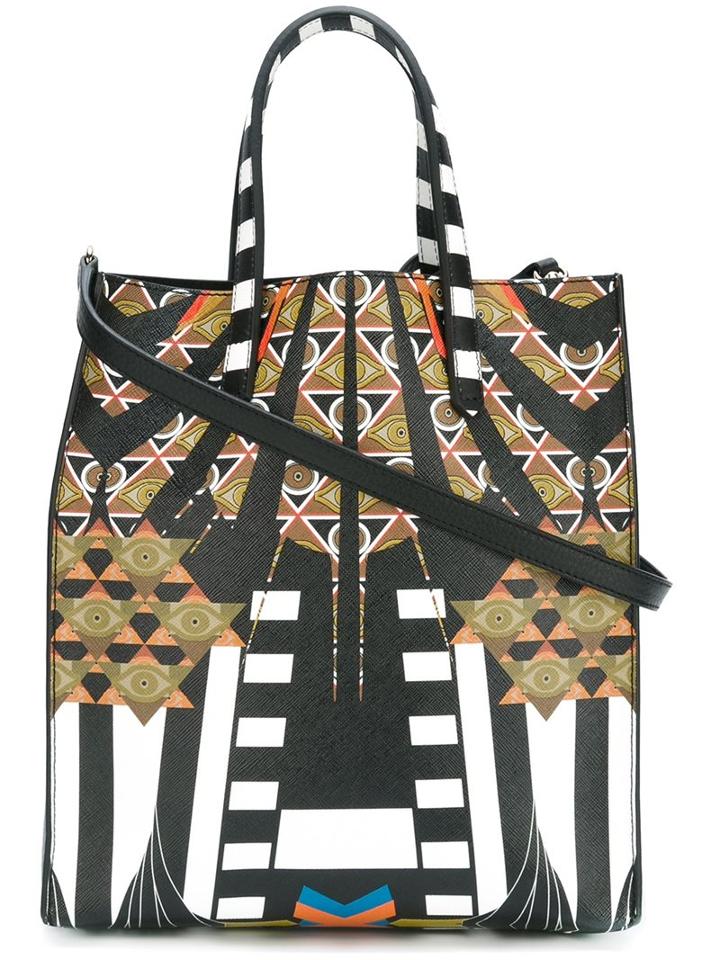 Givenchy Medium Egyptian Art Deco Printed Tote, Women's, Cotton/polyurethane/polyester