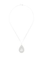 Maison Margiela Crystal Drop Necklace - Metallic
