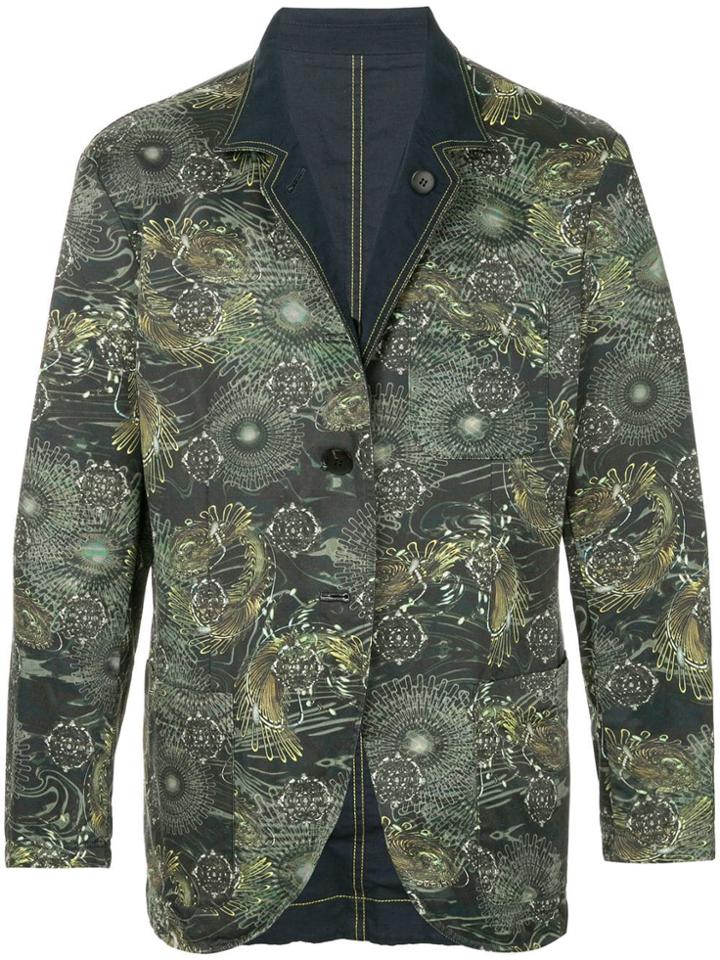 Issey Miyake Vintage Cyber Print Jacket - Multicolour