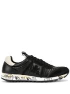 Premiata Hybrid Logo Trainers - Black