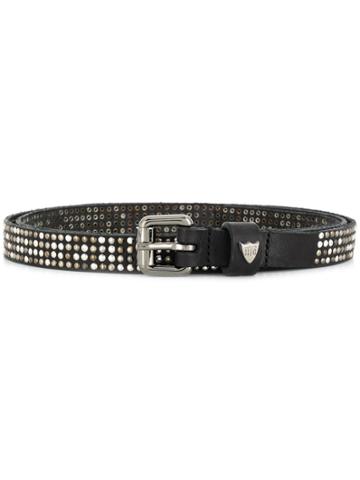 Htc Los Angeles Studded Buckled Belt - Black