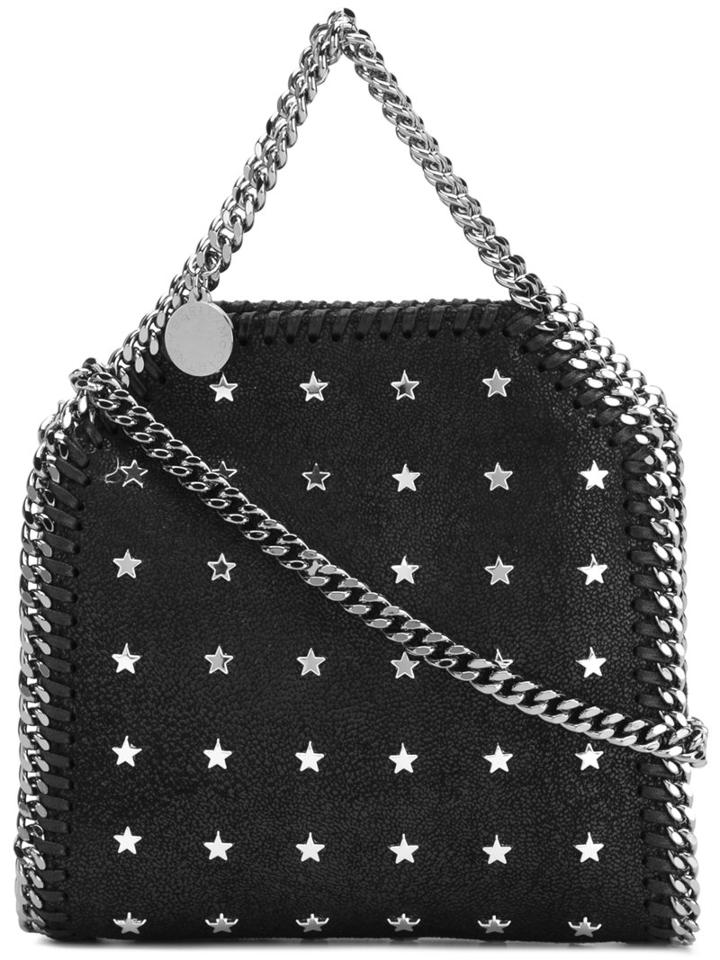 Stella Mccartney Mini Falabella Tote, Women's, Black, Polyester