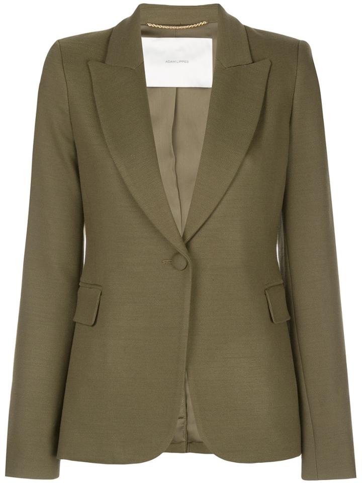 Adam Lippes Fitted Blazer - Green