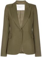 Adam Lippes Fitted Blazer - Green