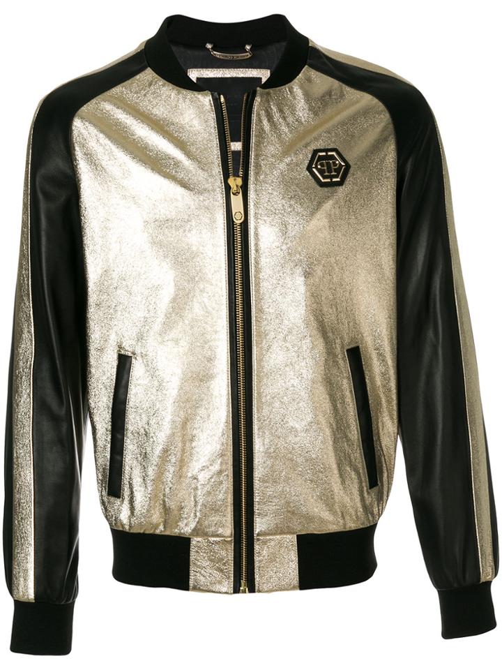 Philipp Plein I'm Damned Bomber Jacket - Metallic