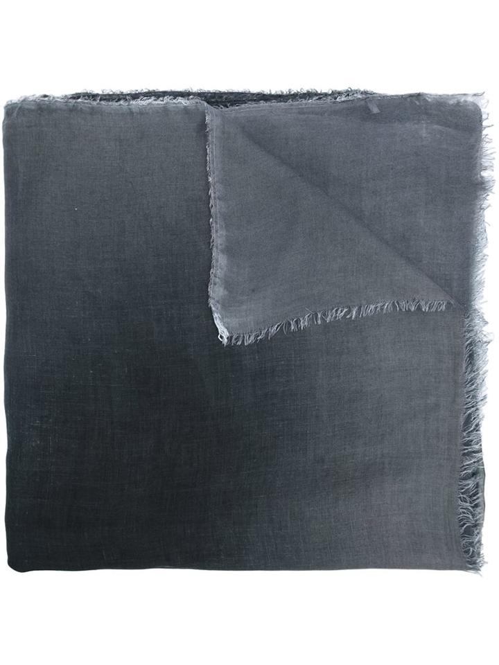 Avant Toi Gradient Scarf, Women's, Grey, Modal/cashmere