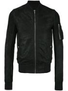 Rick Owens Raglan Bomber Jacket - Black