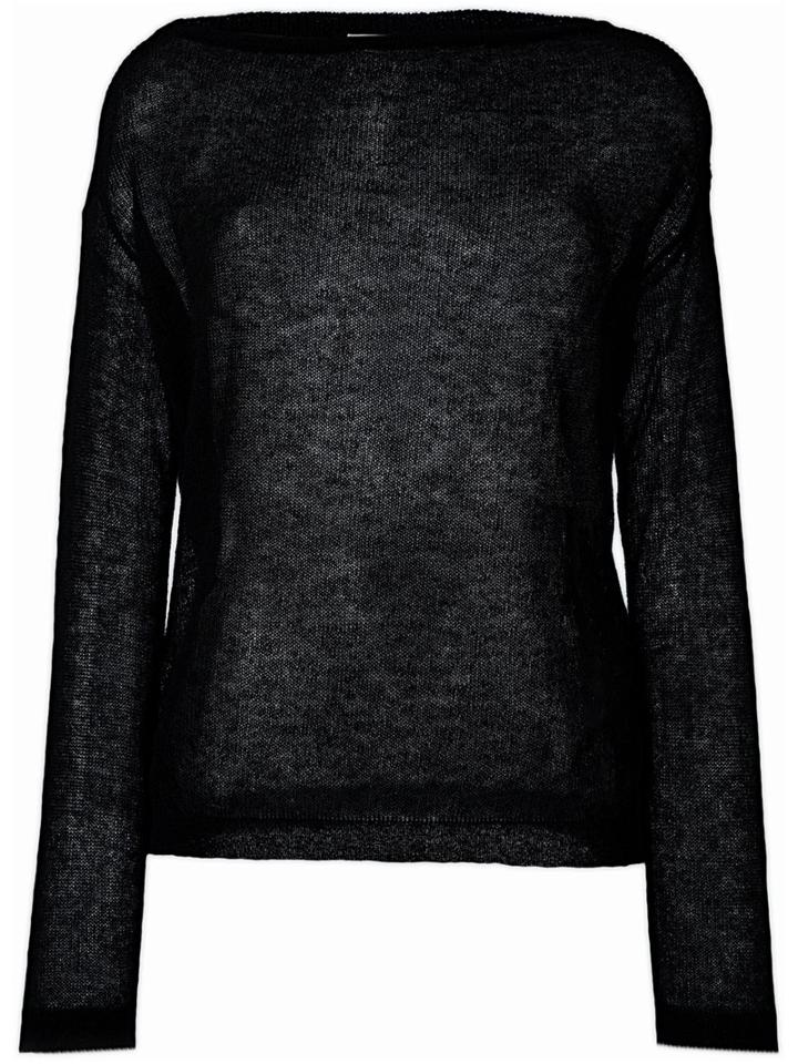 Forte Forte Loose-knit Jumper, Women's, Size: 1, Black, Polyamide/wool/alpaca