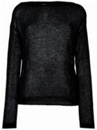 Forte Forte Loose-knit Jumper, Women's, Size: 1, Black, Polyamide/wool/alpaca