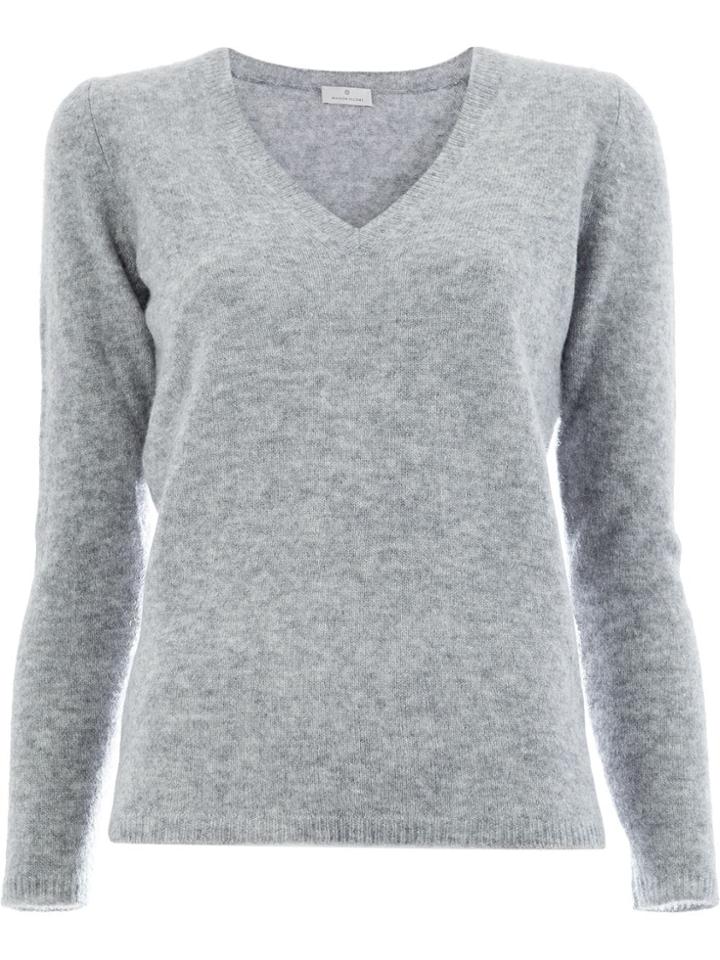 Maison Ullens V-neck Sweater - Grey