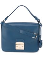 Furla Square Shoulder Bag, Women's, Blue