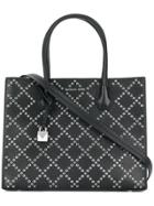 Michael Michael Kors Mercer Grommeted Tote Bag - Black