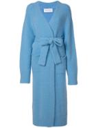 Christian Wijnants - Kimba Cardi-coat - Women - Polyamide/spandex/elastane/alpaca - S, Blue, Polyamide/spandex/elastane/alpaca