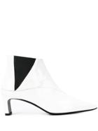 Mcq Alexander Mcqueen Contrast Side Panel Boots - White