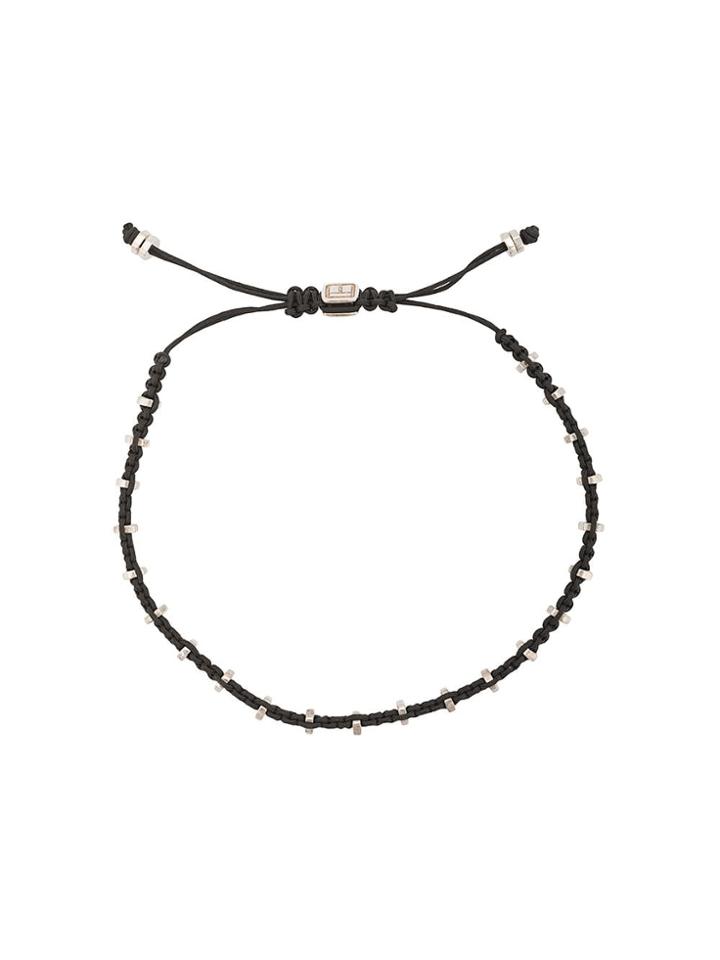 Tateossian Macrame Bracelet - Black