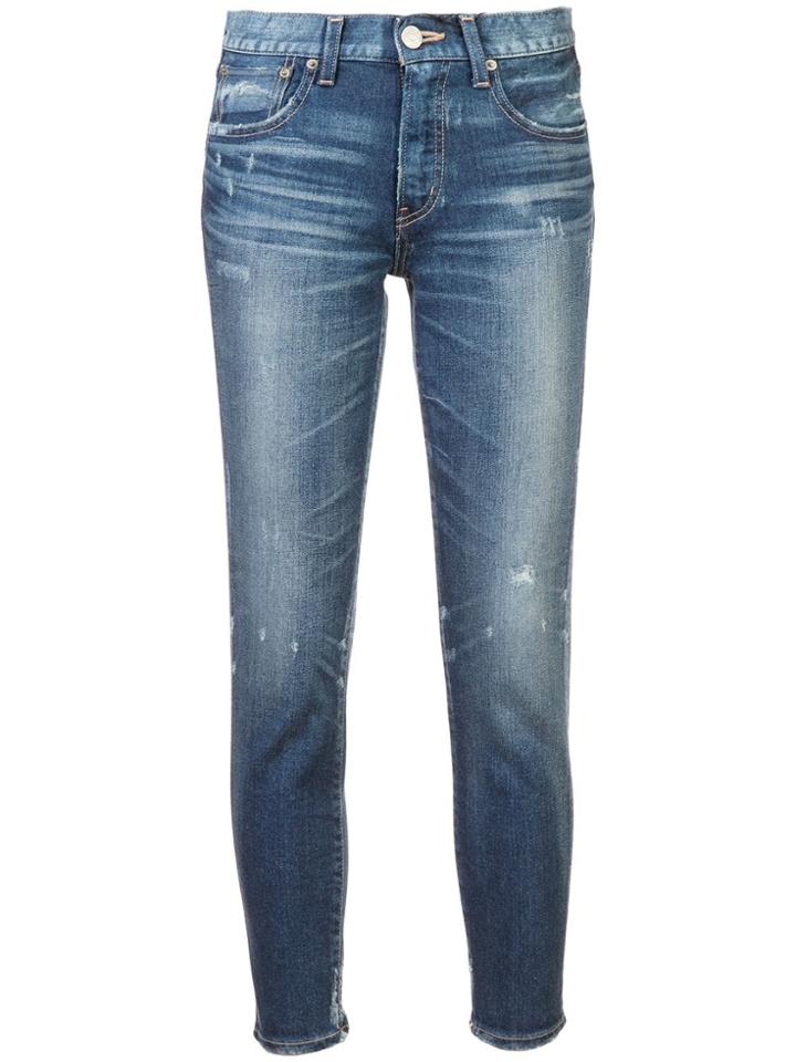 Moussy Vintage Stonewashed Jeans - Blue