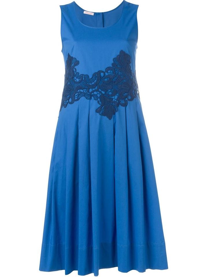 P.a.r.o.s.h. Lace Detail Dress, Women's, Size: Xs, Blue, Cotton/spandex/elastane/polyester