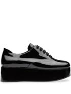 Miu Miu Platform Lace-up Shoes - Black