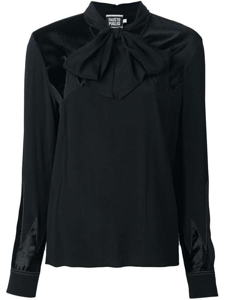 Fausto Puglisi Bow Neck Blouse