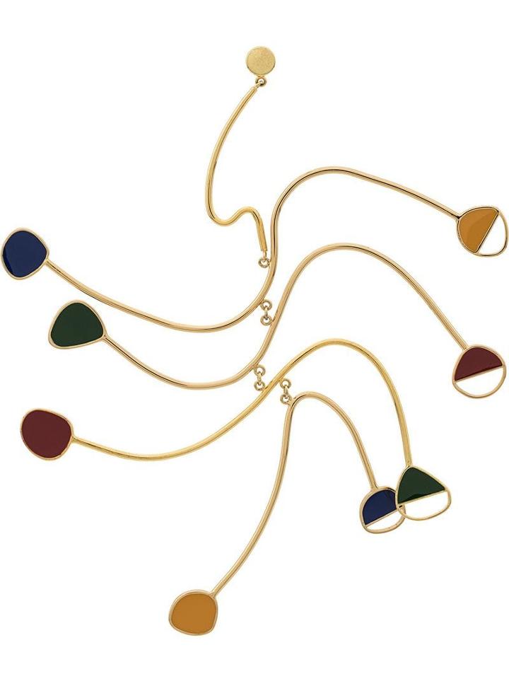 Ooak Statement Earring - Gold