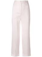 Erika Cavallini Wide Leg Cropped Pants - Pink