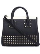 Thomas Wylde - Studded Tote - Women - Lamb Skin - One Size, Black, Lamb Skin
