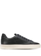 Doucal's Contrasting Sole Lace-up Sneakers - Blue