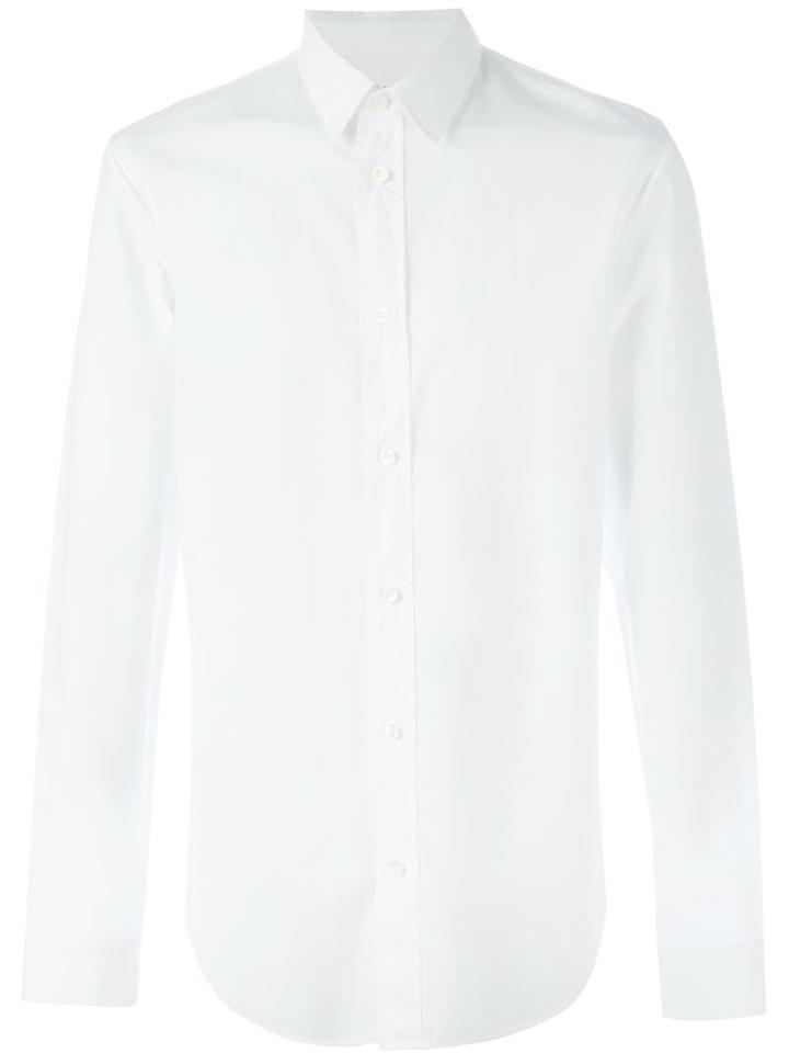 Maison Margiela Classic Shirt, Men's, Size: 48, White, Cotton