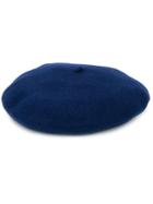 Celine Robert Knitted Beret Hat - Blue