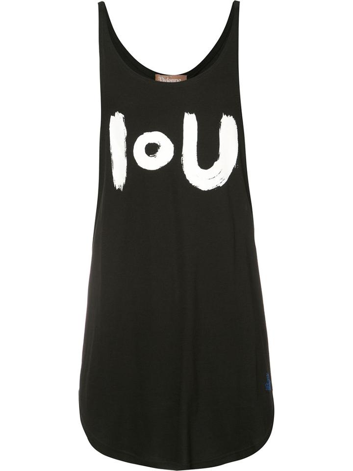Vivienne Westwood - Intellectual Vest - Unisex - Cotton - L/xl, Black, Cotton