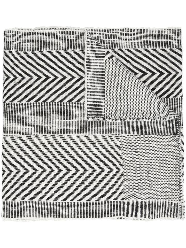 Voz 'chevron' Shawl, Women's, White, Alpaca