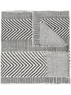 Voz 'chevron' Shawl, Women's, White, Alpaca
