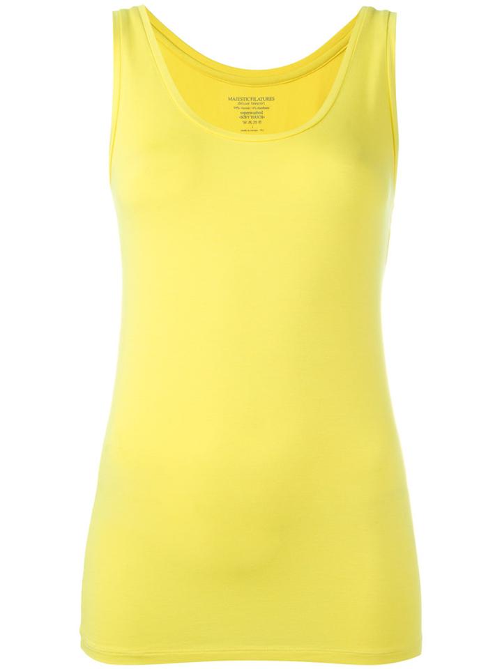 Majestic Filatures Classic Tank, Size: 1, Yellow/orange, Elastodiene/viscose