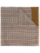 Loro Piana Somerset Super Scarf, Men's, Green, Silk/cashmere