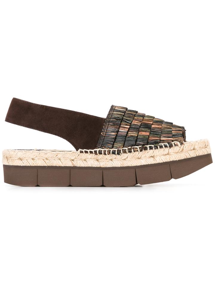 Paloma Barceló Platform Sandals - Brown