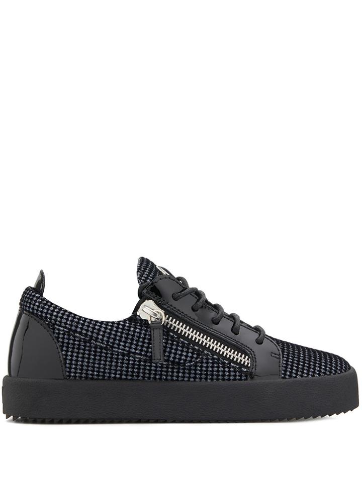 Giuseppe Zanotti Tejay Low Top Trainers - Black